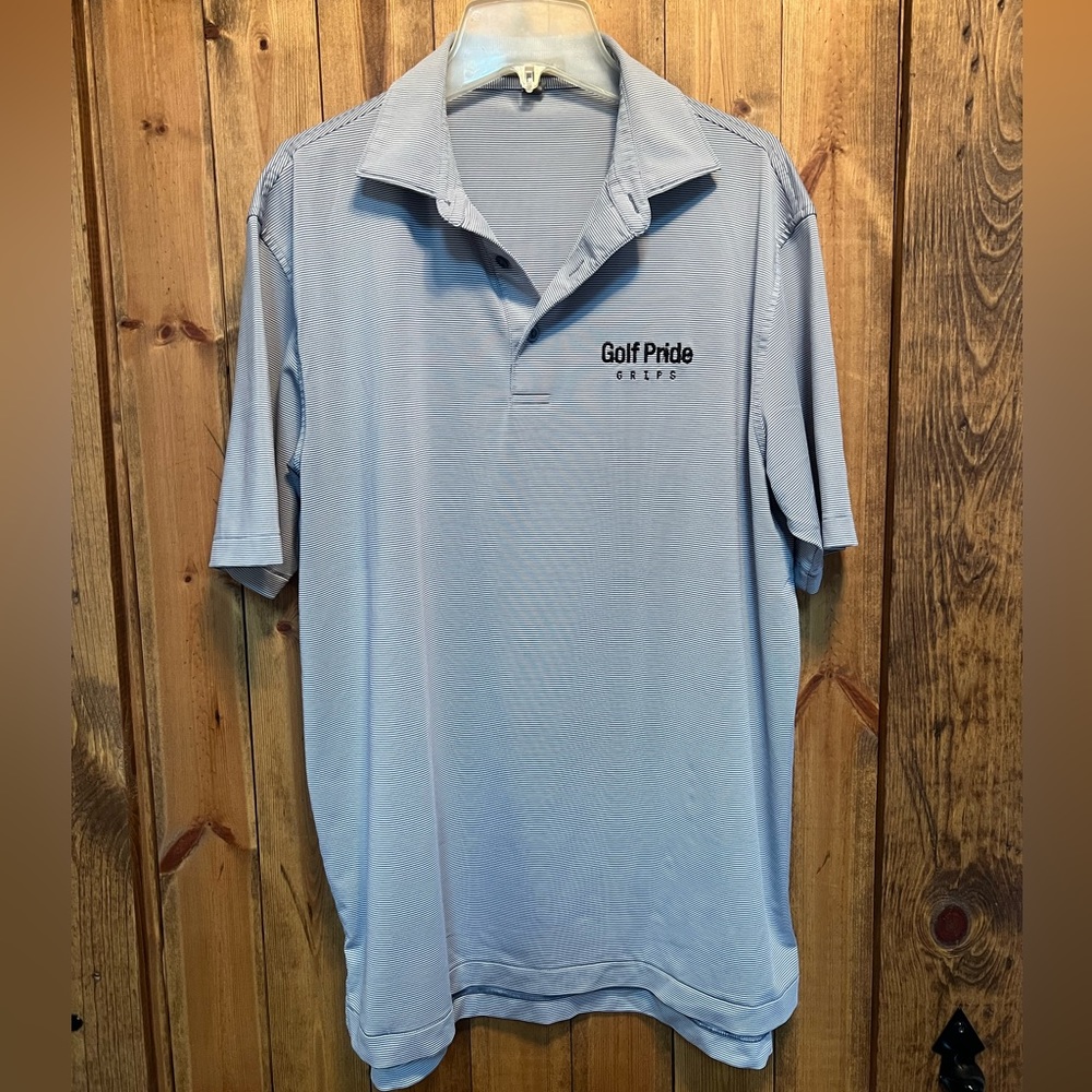 Men’s Medium Peter Millar Golf Pride Grips golf polo